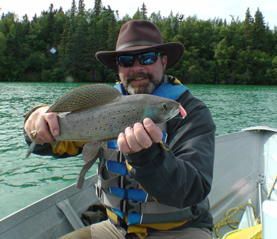 Grayling caught in the Narrows